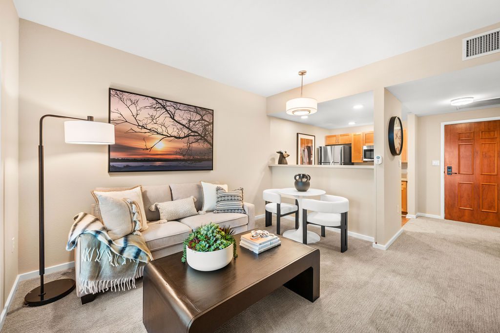 model residence living room