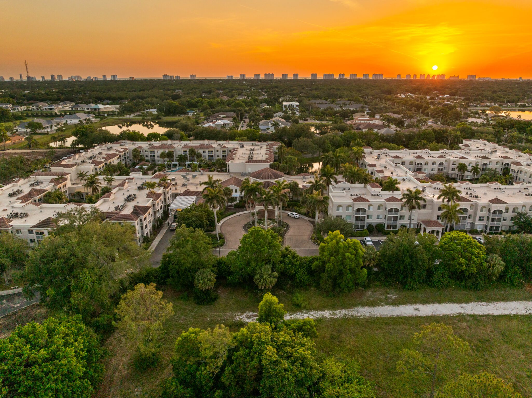 community aerial view