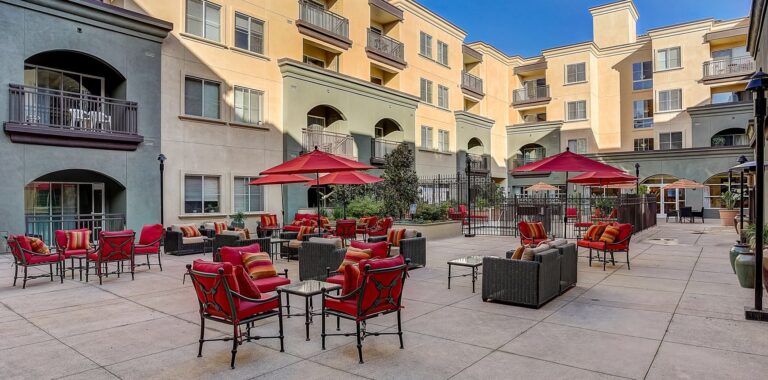 Back courtyard