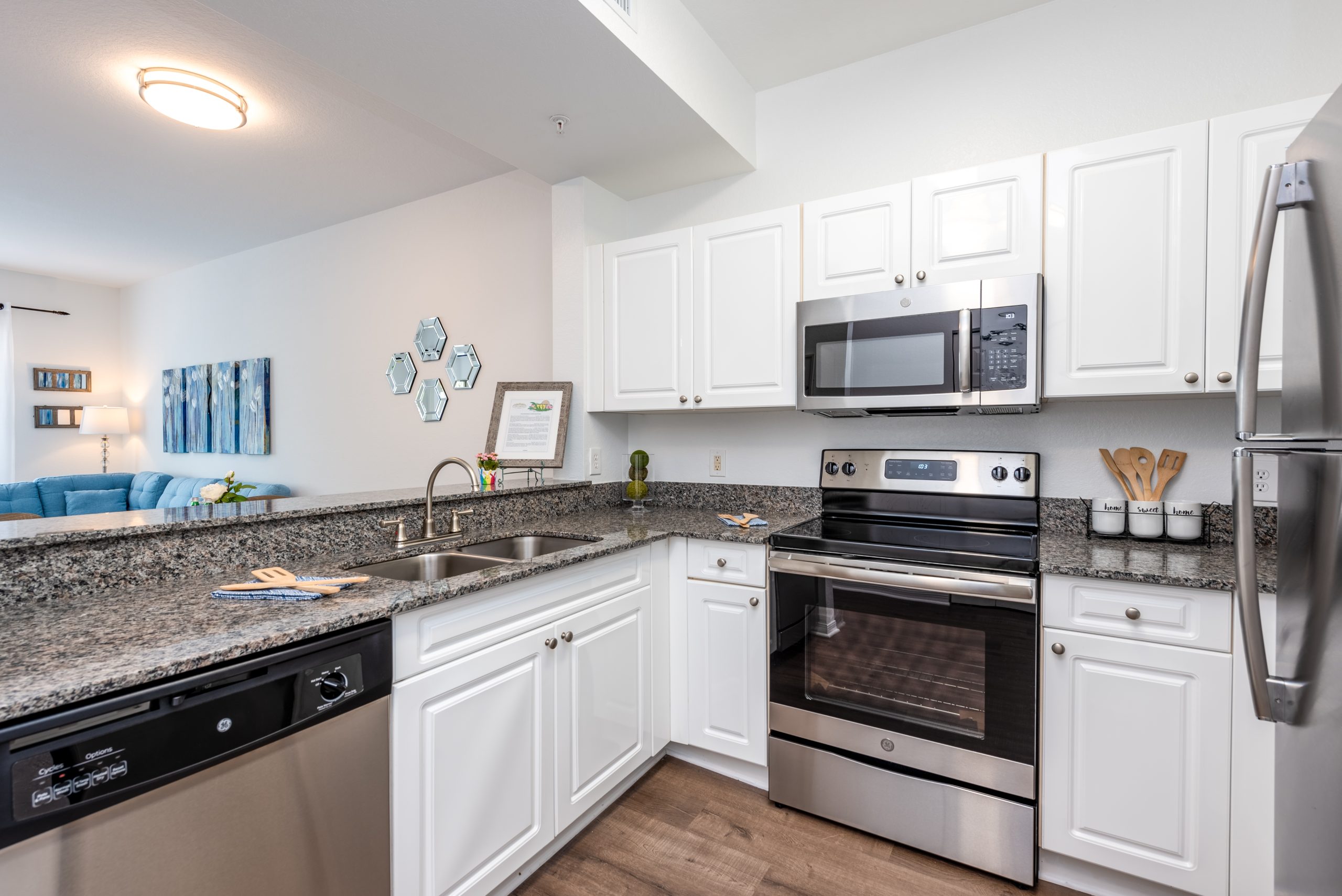 model kitchen at the carlisle naples