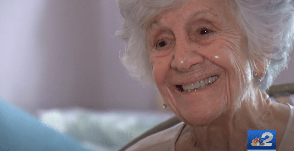 resident smiling