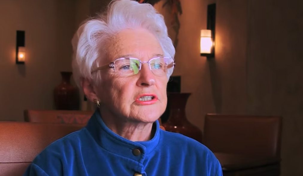 resident woman telling story