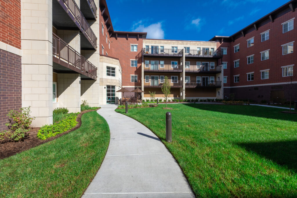 outdoor courtyard