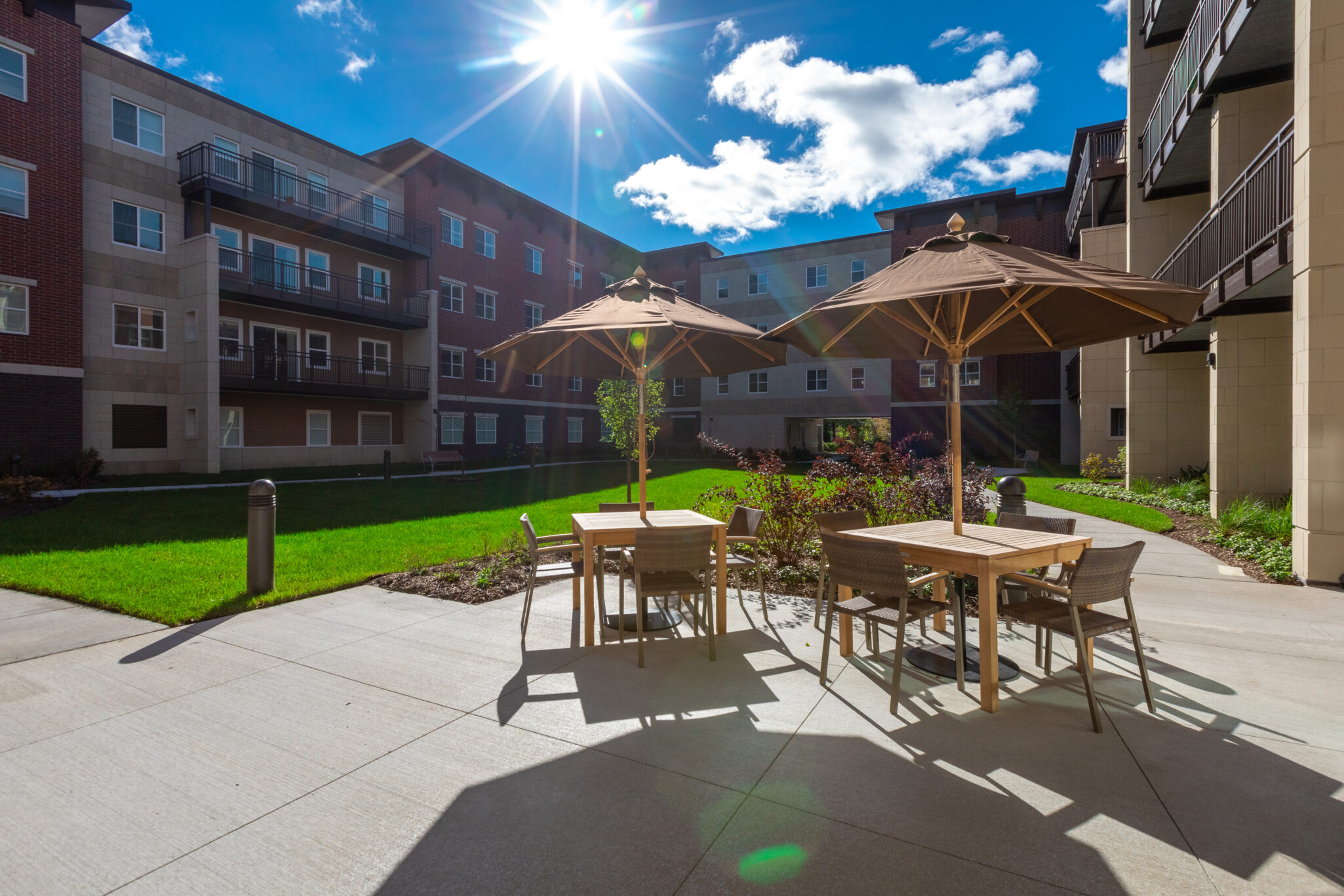 outdoor courtyard