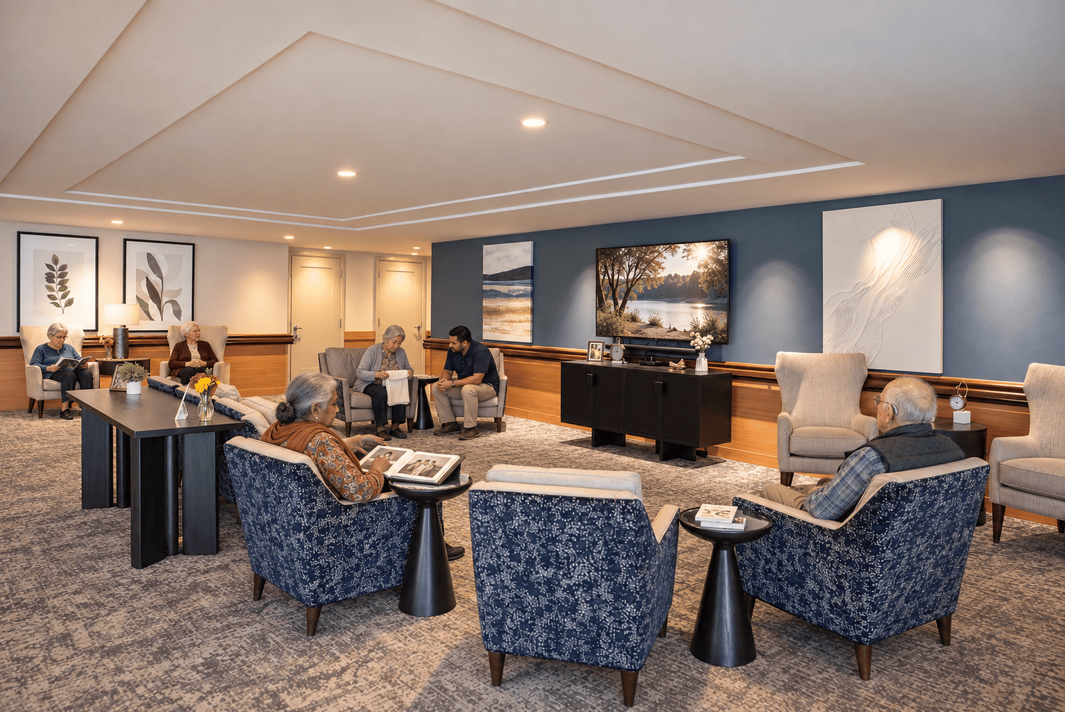 memory care living room