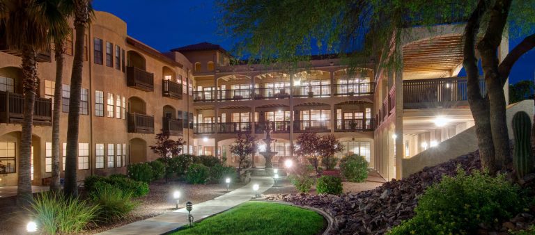 Amber Lights Exterior