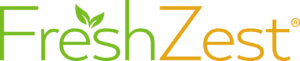 Fresh Zest logo green and orange