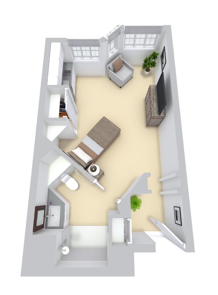 Garnet: Studio  floor plan
