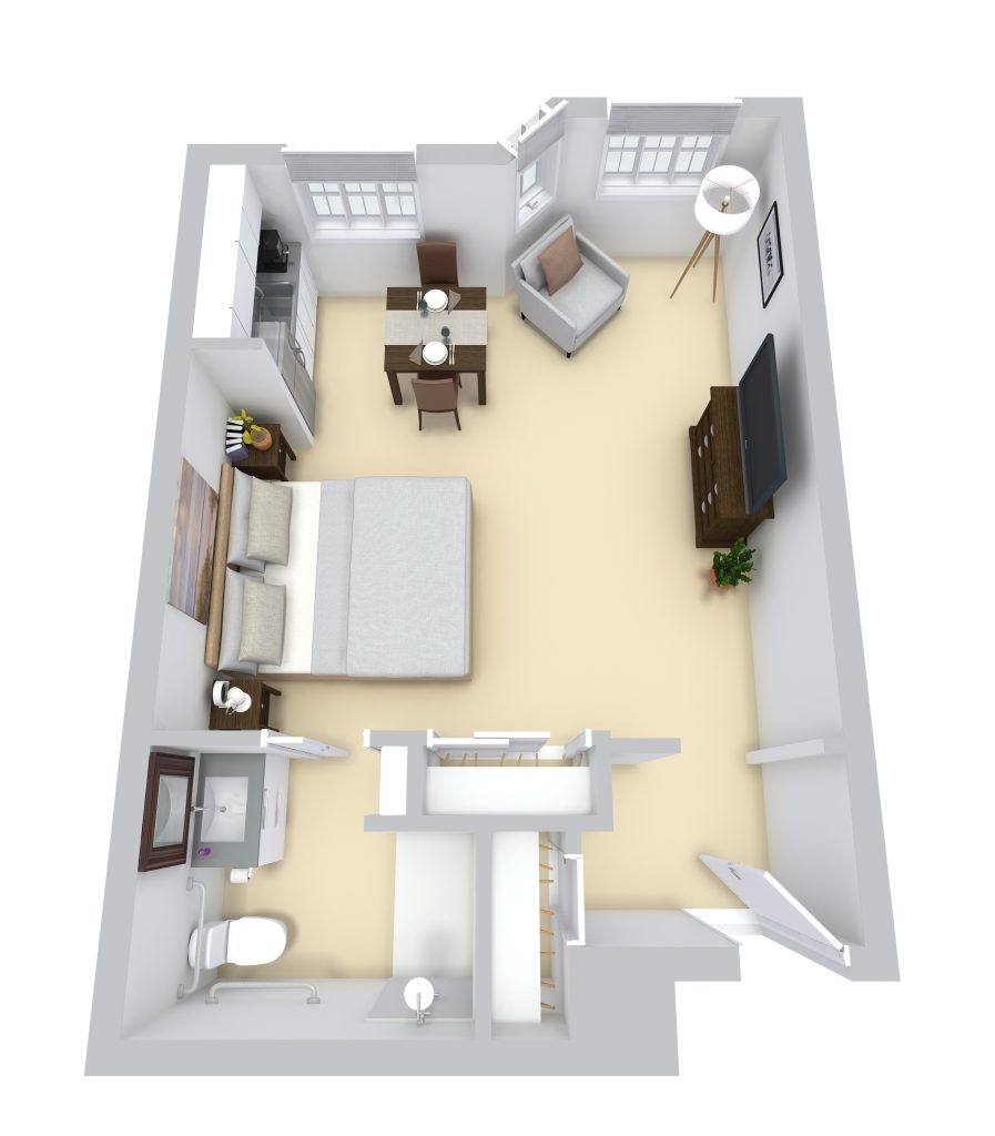 Ruby: Studio  floor plan