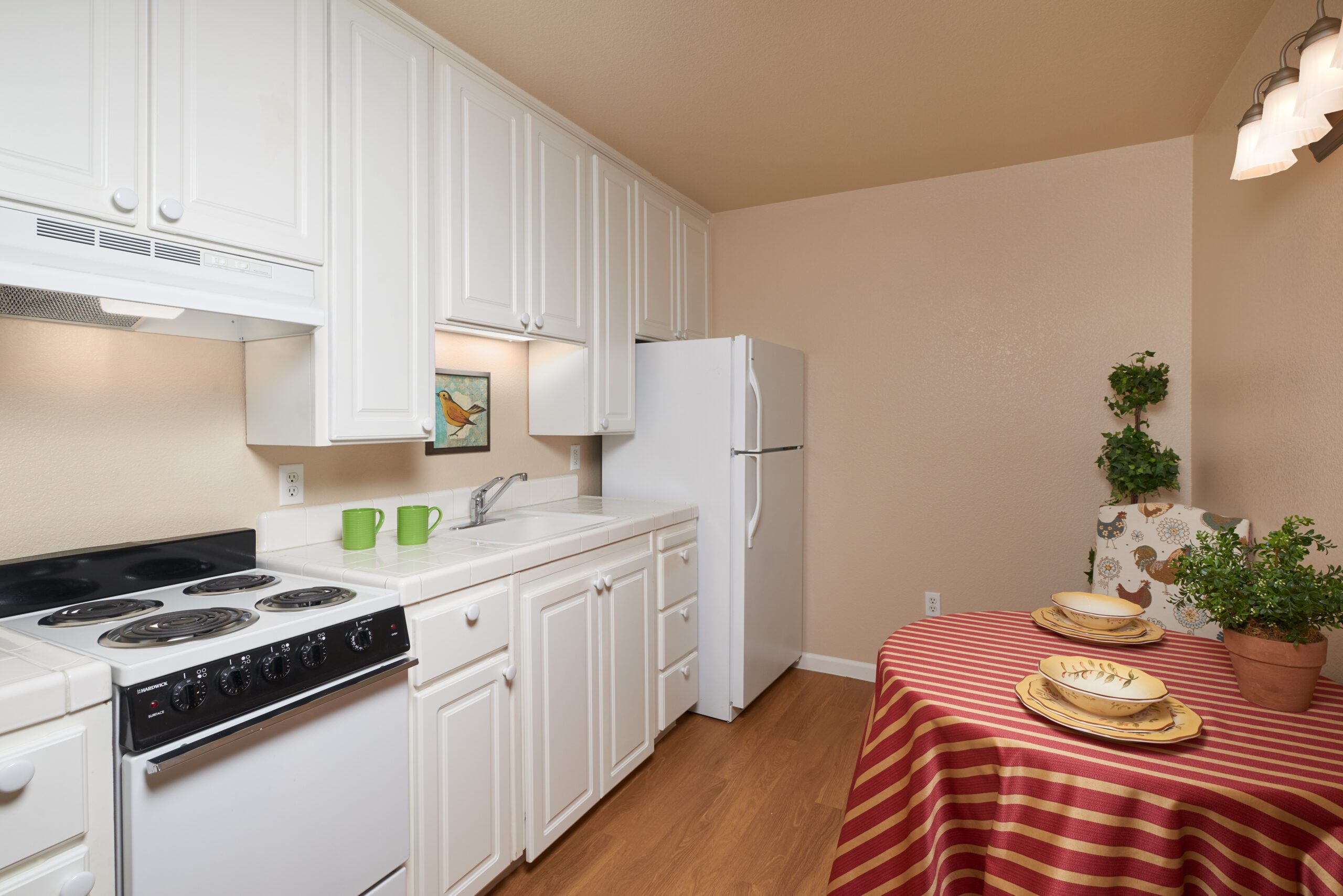 model of kitchen in retirement community