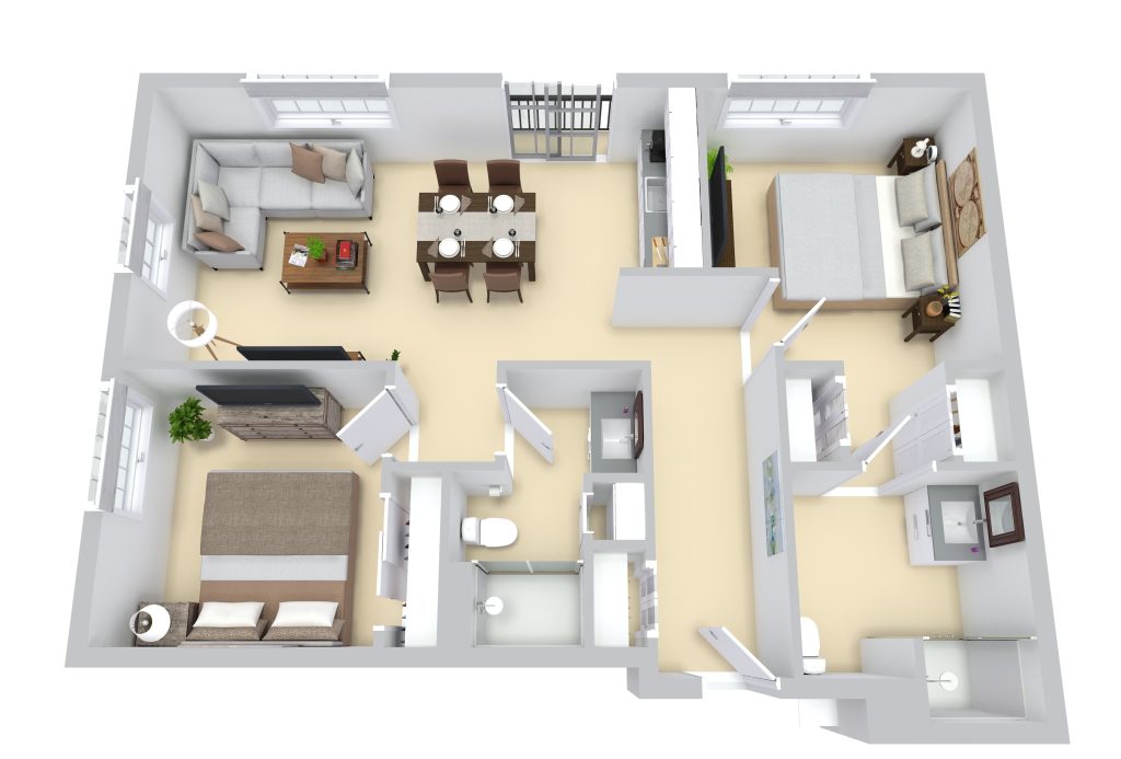 Plan D floor plan