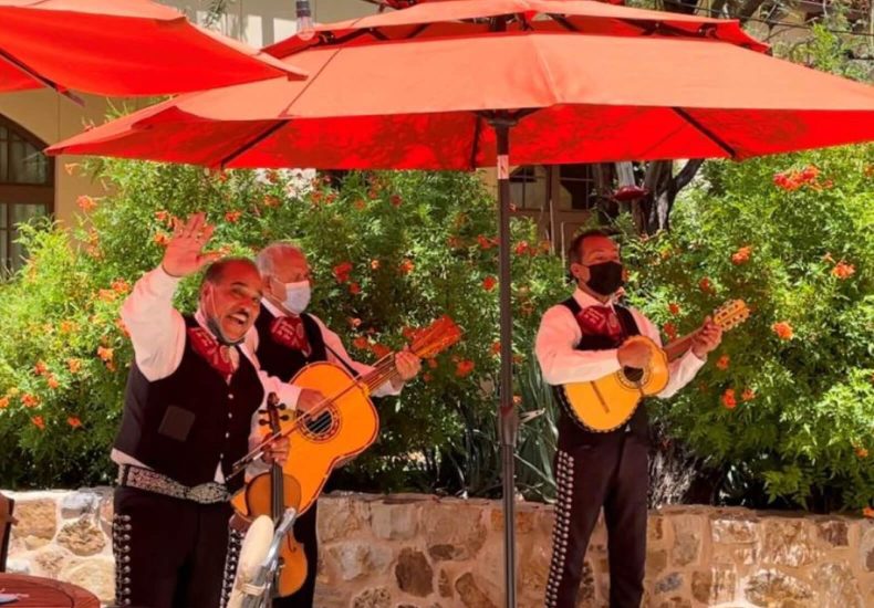 Mariachi band on cinco de mayo