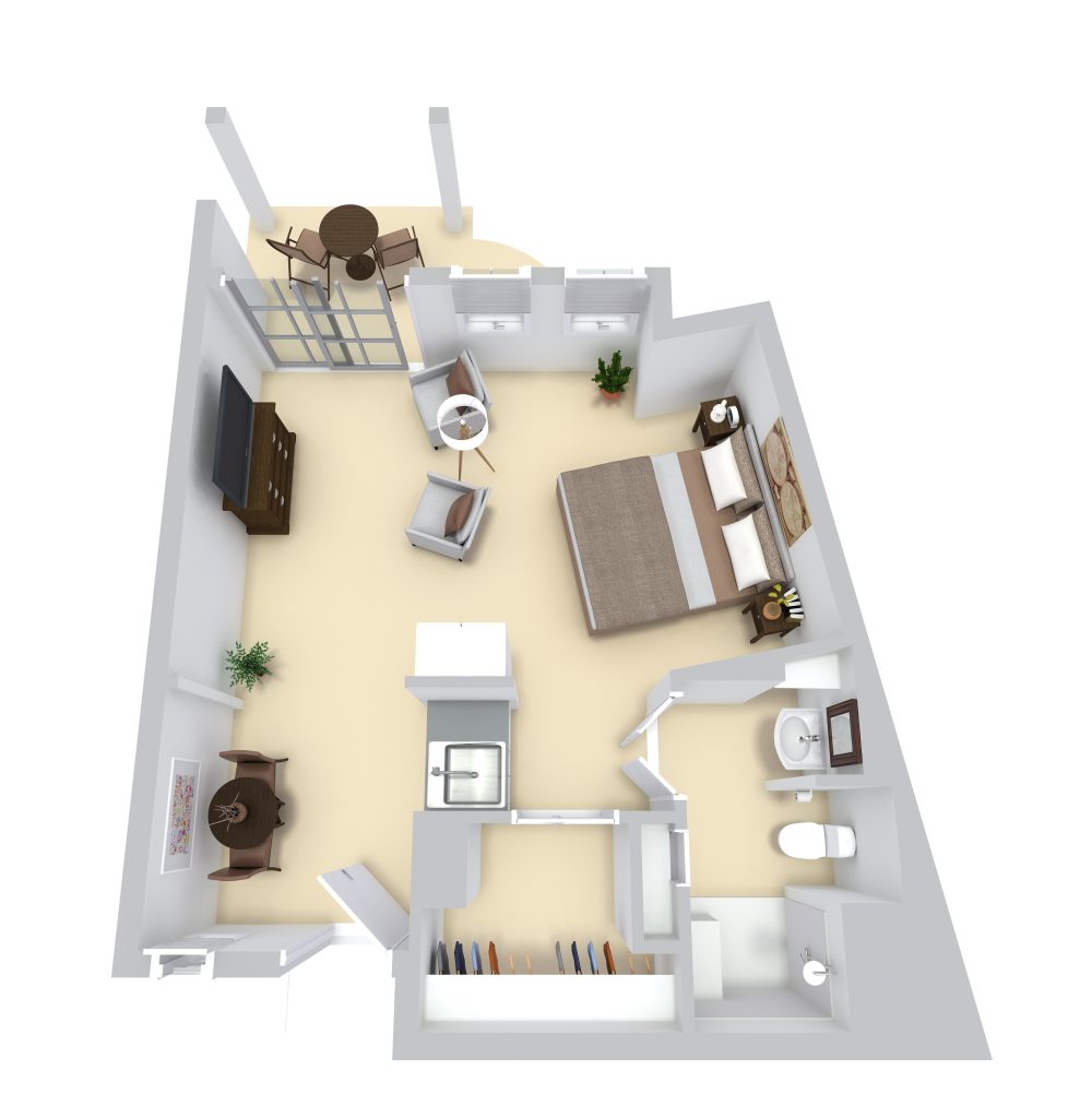 Studio floor plan