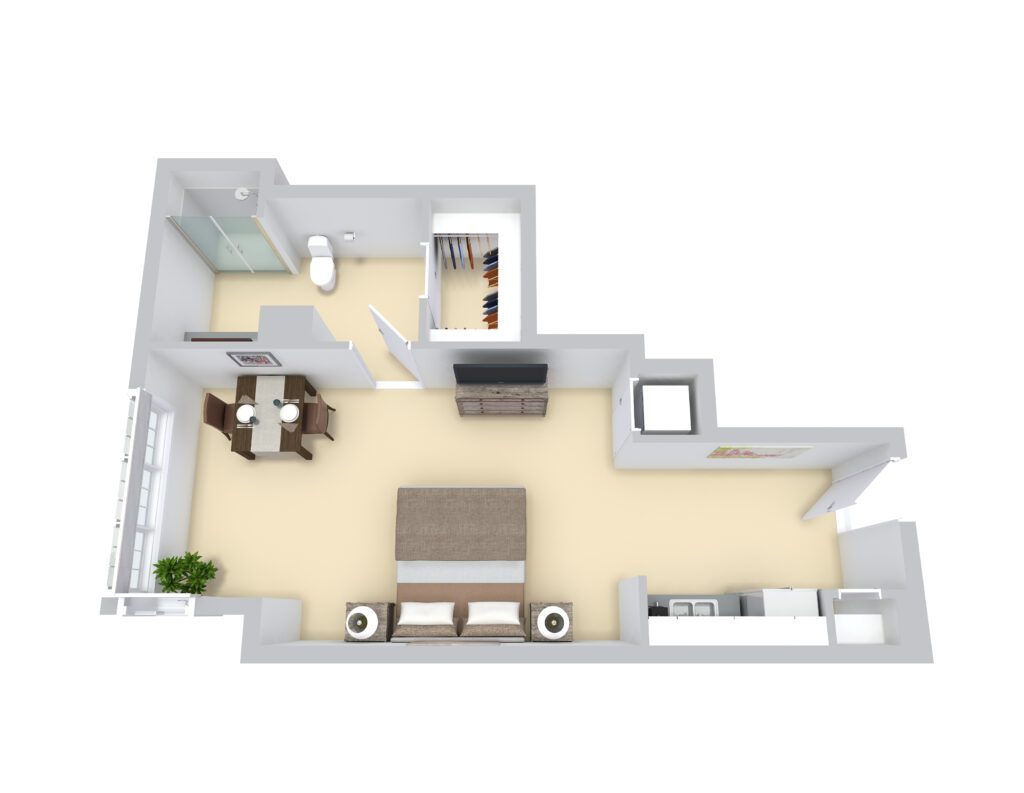 Assisted Living Studio/One Bathroom
