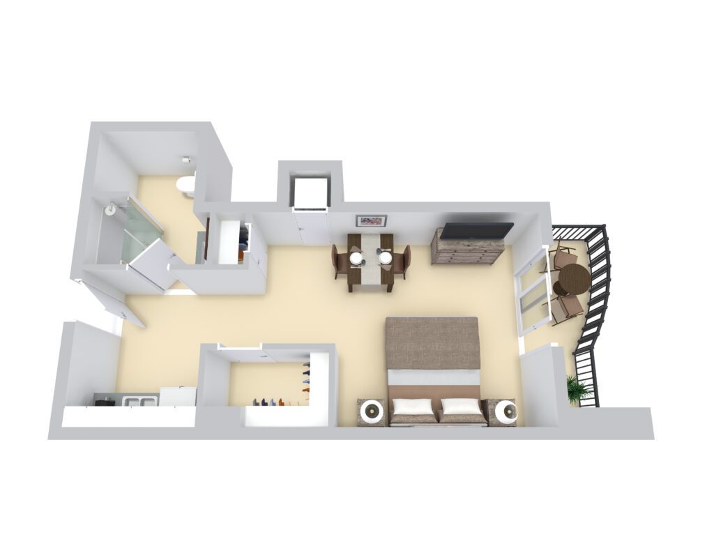 Assisted living studio/ one bathroom