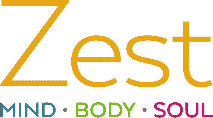 Zest program logo indicating vibrant senior living activities or wellness programs.