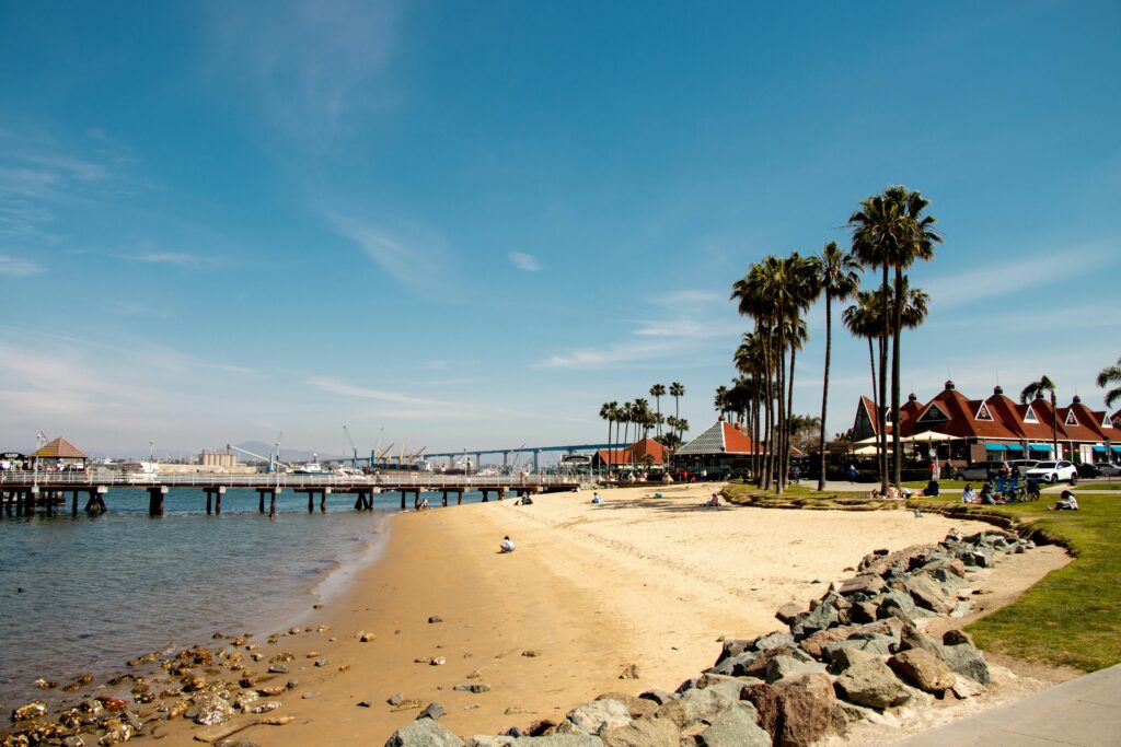 Beach and board walk